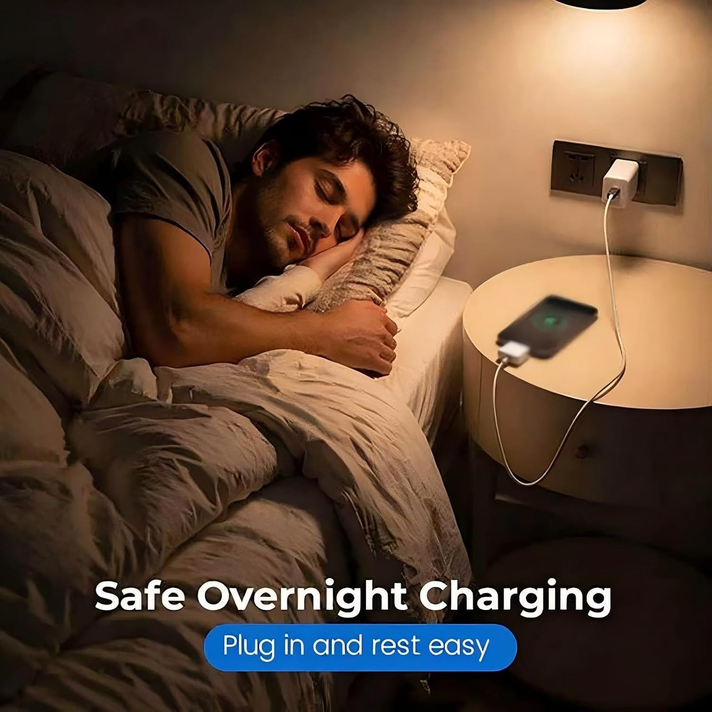 Intelligence 140W Auto-Disconnect USB-C Fast Charging Adapter with Safety Separator